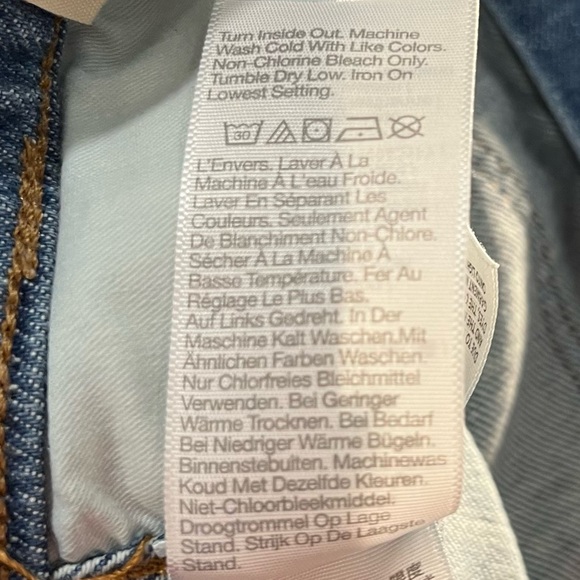 Madewell Stovepipe Straight Light Wash Mid Rise Petite Stretch Blue Denim 24P - Picture 8 of 8